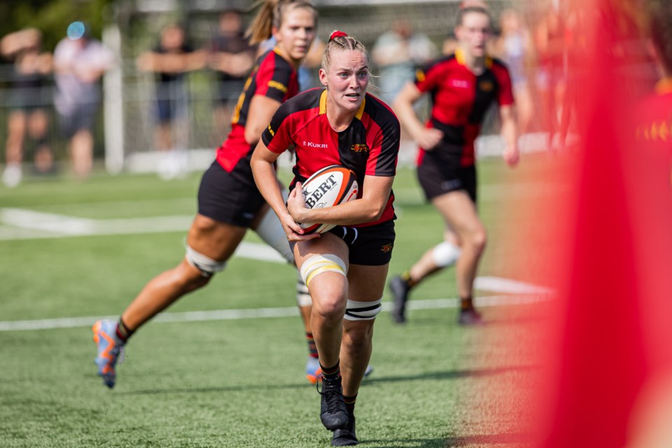 Erin's Kyla Warren, seen here in game action with the Guelph Gryphons, is a finalist in the RBC Training Ground competition.