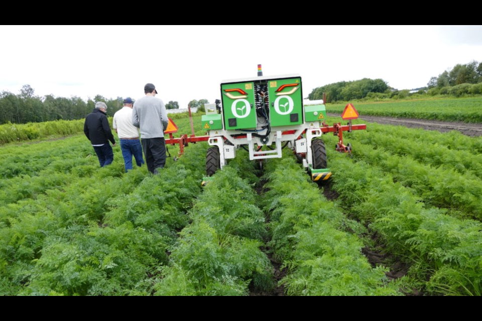 Orio in operation at the Ontario Crops Research Centre in Bradford.