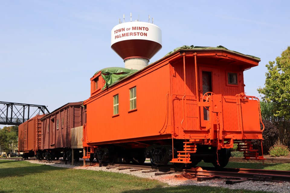 The caboose is one of three railcars currently stationed outside the Palmerston Railway Heritage Museum. 