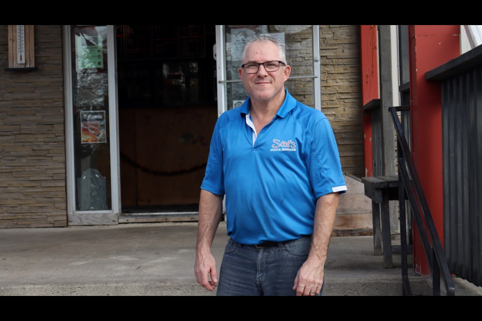 Scott Young, the owner of Scott's Pizza Burger. 