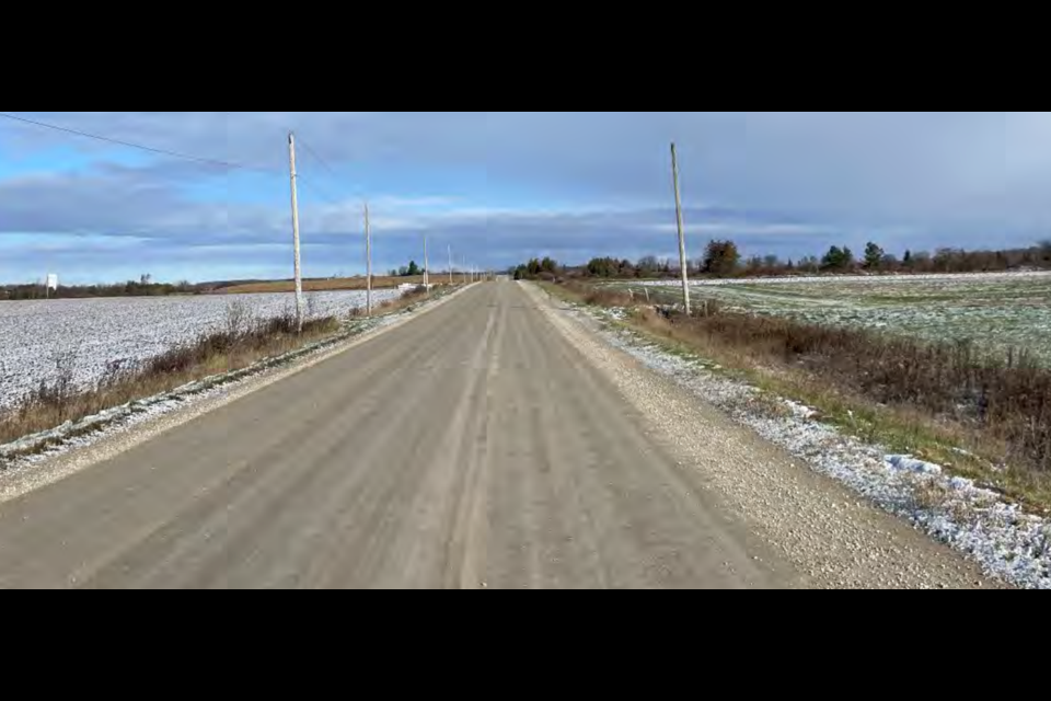 Concession Road 4 North, north of Sideroad 3 East