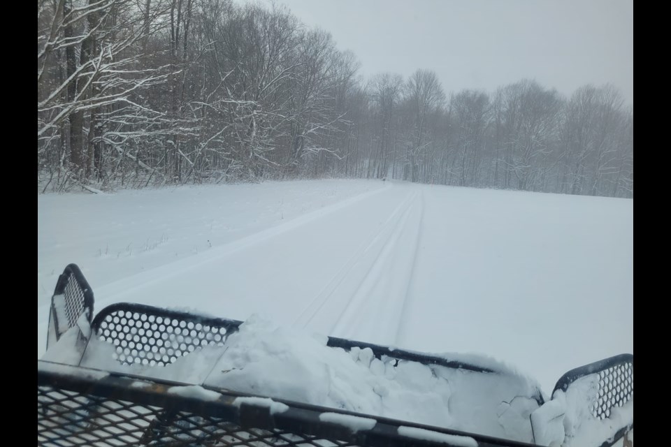 Volunteers are currently out trying to get the trails ready. 