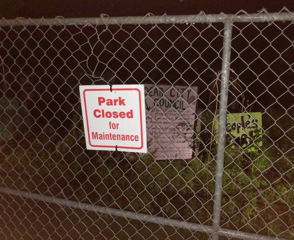 Meagher Park Fenced Off Early Friday Morning - CityNews Halifax