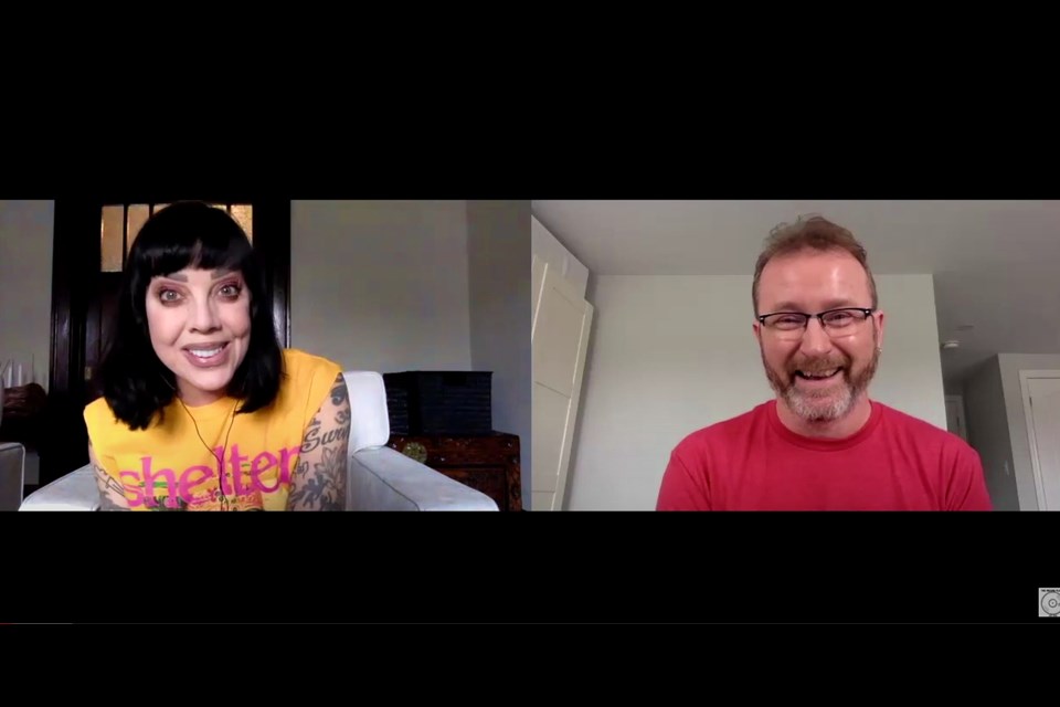 The Record Player founder Scott Galloway interviews famed Canadian musician Bif Naked on the group's YouTube channel.