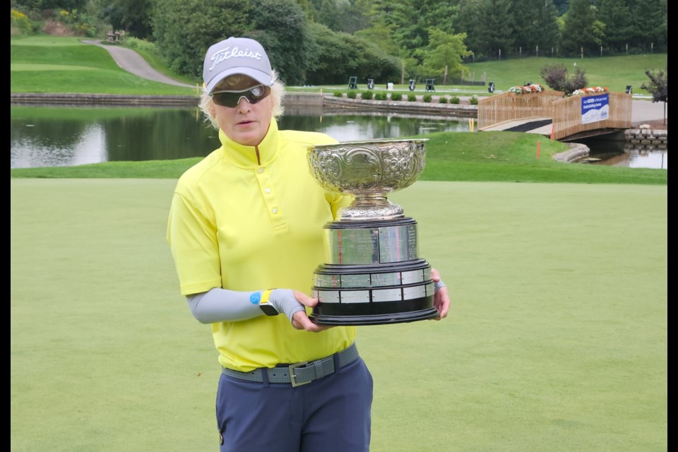 Terrill Samuel won her third Canadian Women's Senior Championship Thursday at The Club at North Halton. It was her first national title since 2015.