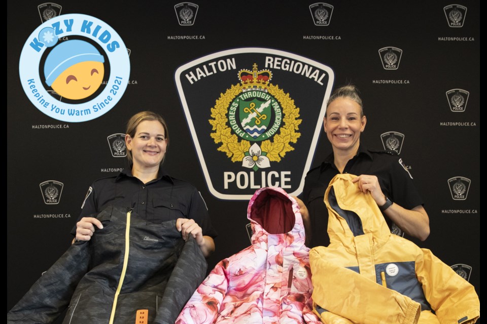 The Halton Regional Police Service has clothed nearly 300 underserved youth through our 4th Annual Kozy Kids Initiative