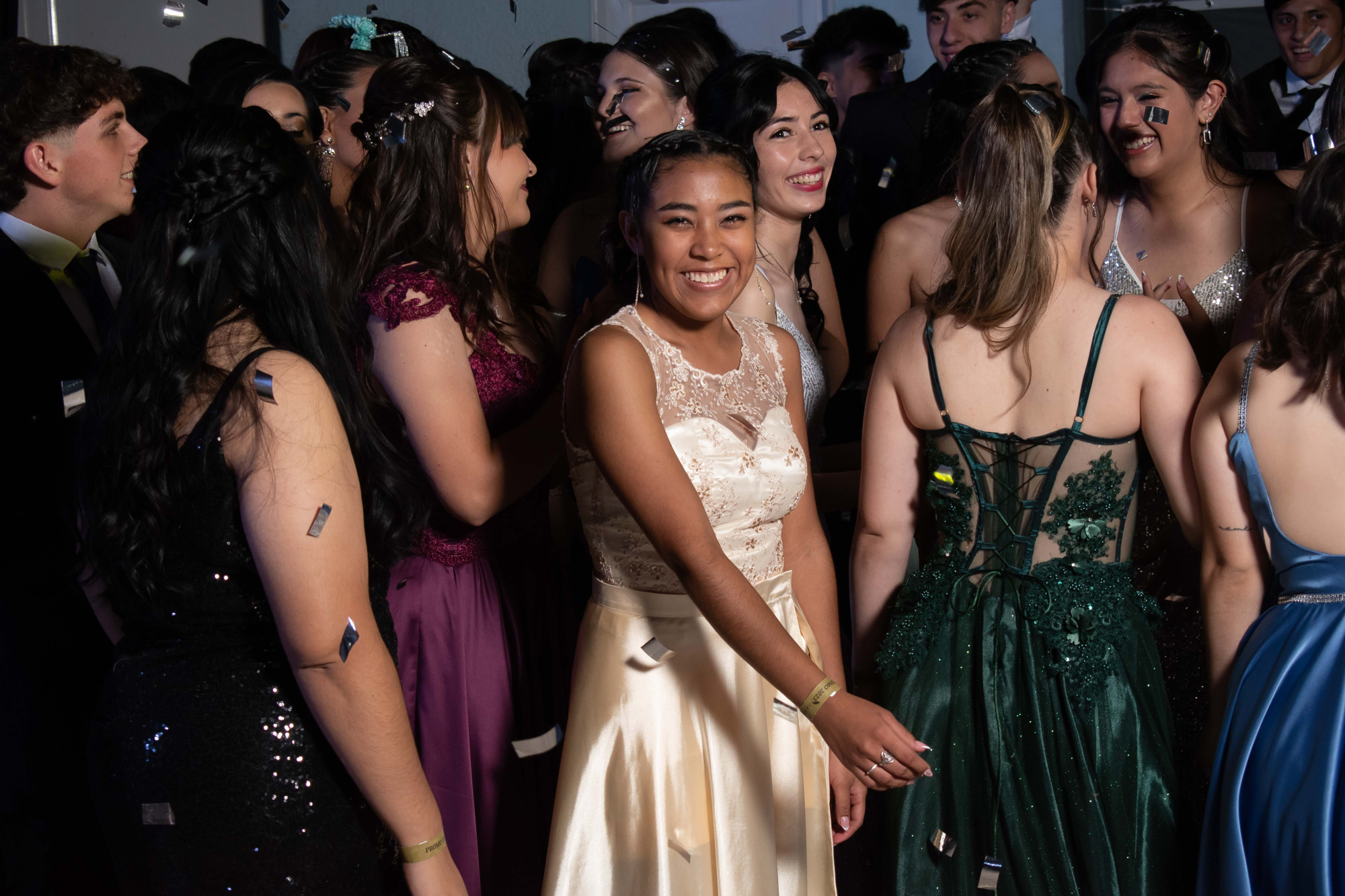 Donated prom dresses help students in need
