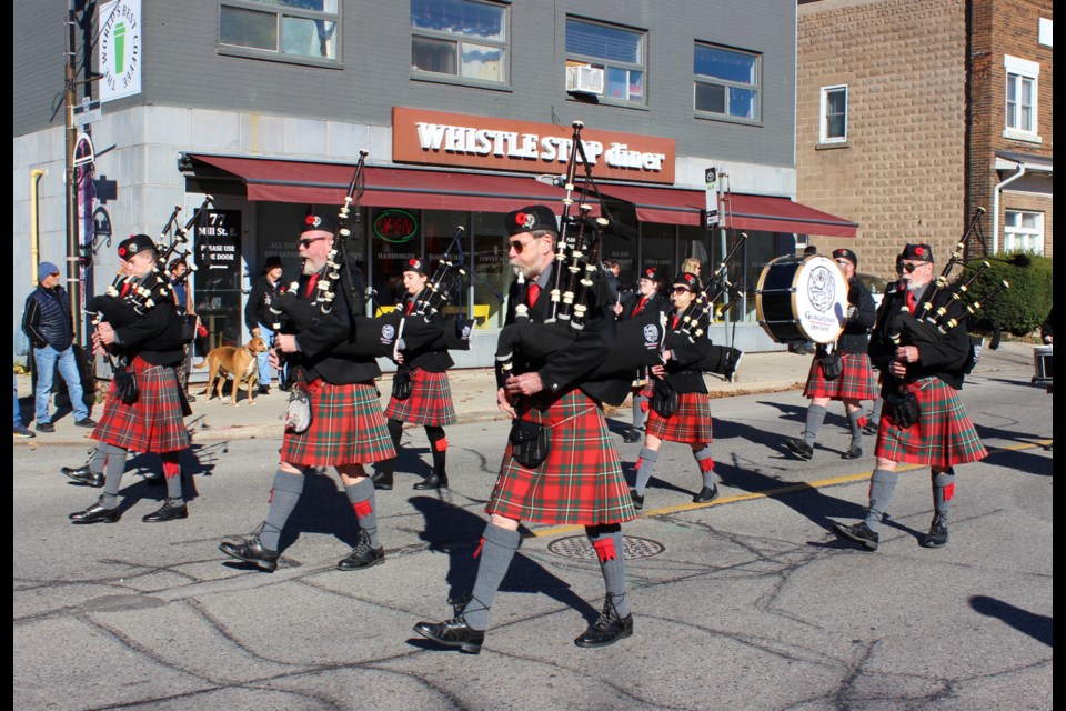 The Georgetown Pipe Band.