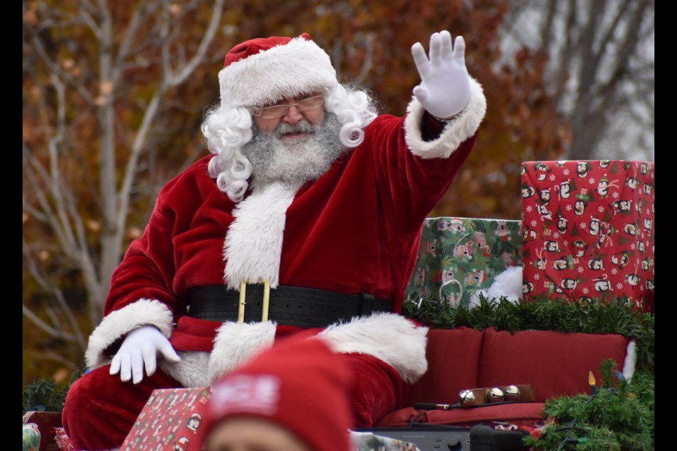 Santa Claus is back in town Nov. 24. 