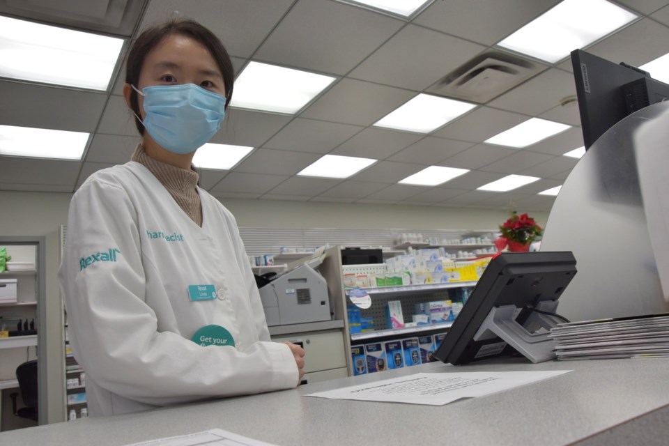 Rexall pharmacist Linda Yang at the retailer's Stroud location.