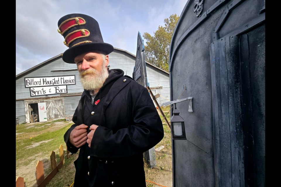 Gilford Haunted Mansion operator Bennie Dunsmoor.