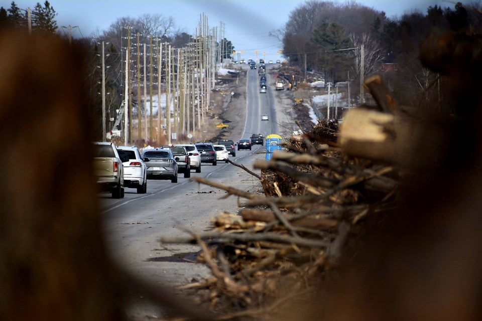 The second phase of County Road 21 (Innisfil Beach Road) reconstruction is now underway.