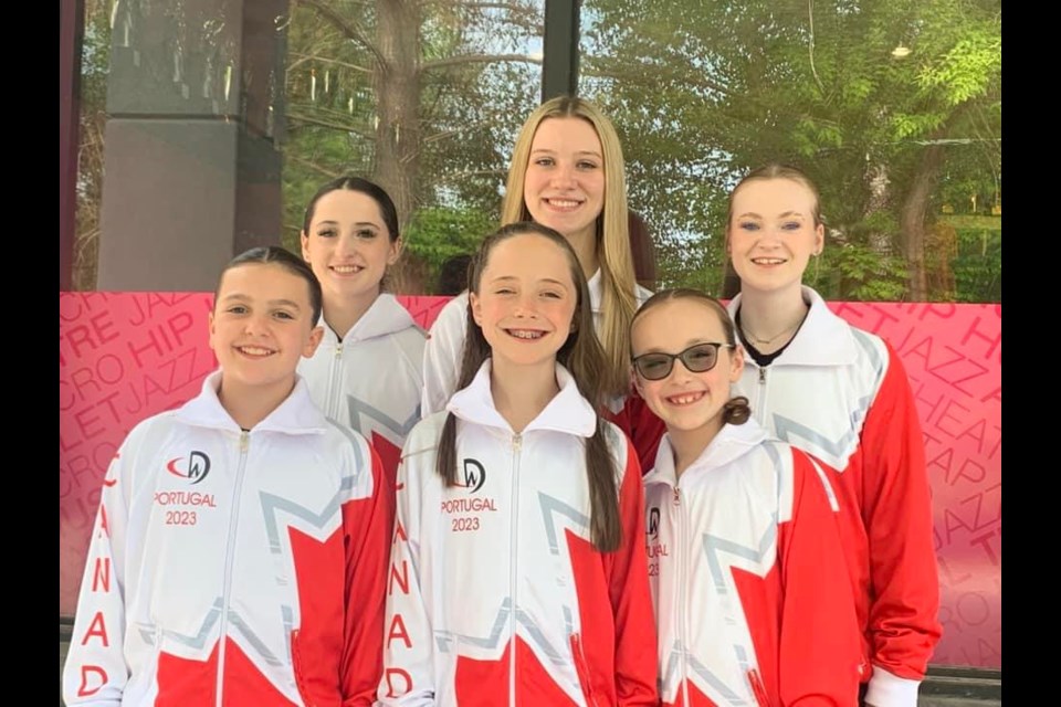 In the back row, from left, are Kaitlyn Rigg, Maddy Emo and Eva Graves. Front row, from left, Elianna Failla, Olivia Tucker and Kayleigh Badger.