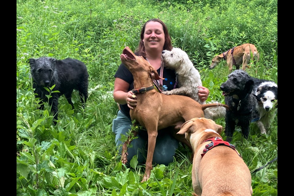 Mara Mittendorf is the owner and operator of Mara's Dog Service.