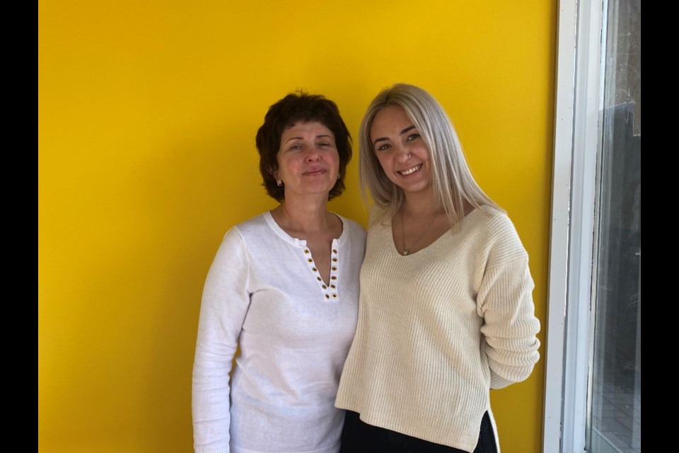 Yulia Petatsy and her daughter Sharon Karpichenkov run the indoor playground Kids-Ville in Innisfil. 