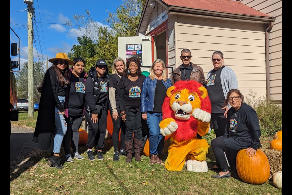 The CANDY Entertainment team and friends (including Mayor Lynn Dollin) at Family Fall Fest in 2023.