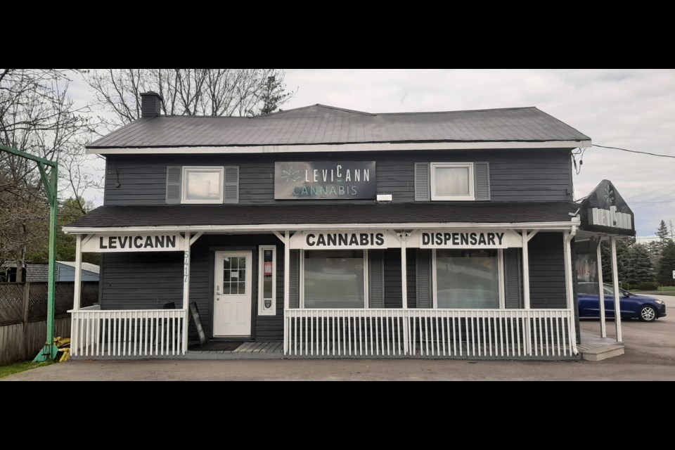 The former Brown's Hotel at Fennell's Corners is now home to a cannabis store.