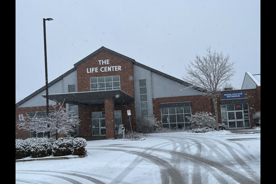 The Innisfil Food Bank is located in the Innisfil Community Church at 1571 Innisfil Beach Rd.