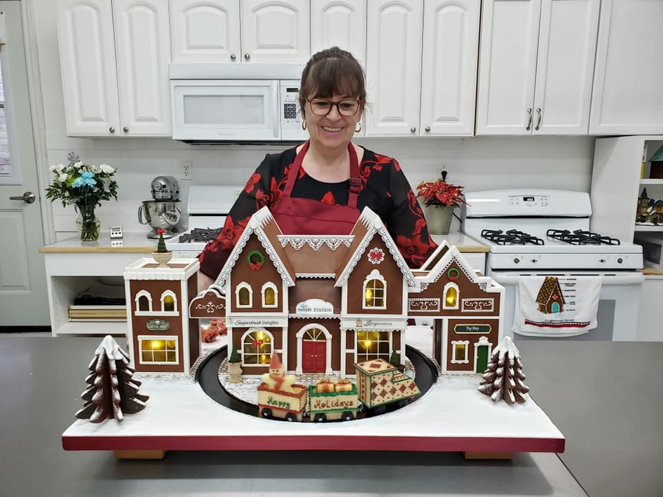 Innisfil sugar artist donates gingerbread masterpiece featured on