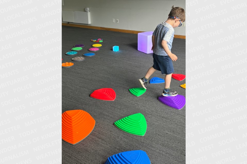 There is now a Sensory Room at the Innisfil IdeaLAB & Library.