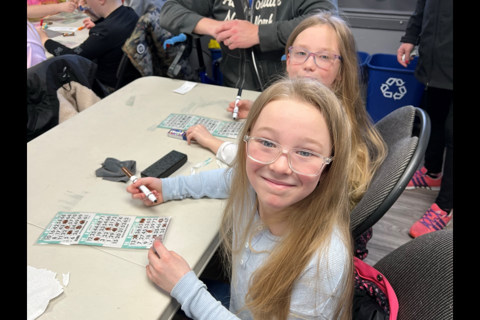 The Innisfil Lions Club welcomed over 80 children to their first Kids’ Bingo event on April 2, 2023.