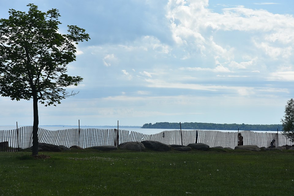 The beaches at Innisfil Beach Park on Lake Simcoe reopened on Friday morning, but only a handful of residents took advantage. Miriam King/Innisfil Today