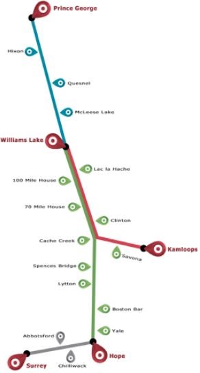 Bus map