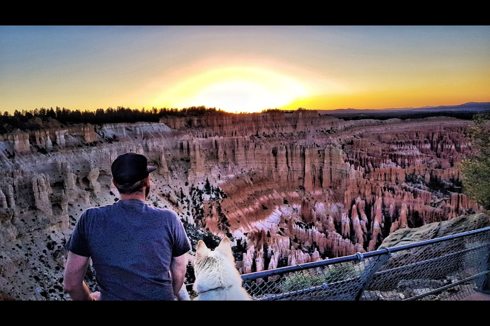 Mark and Mya at the Grand Canyon. (via Contributed)