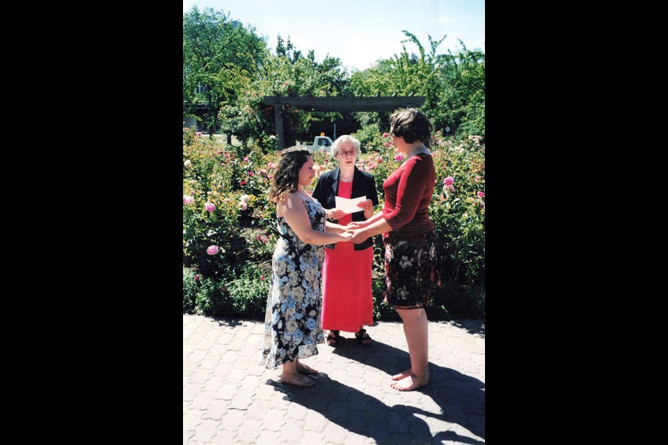 They were first same-sex couple to be married in Kamloops pic