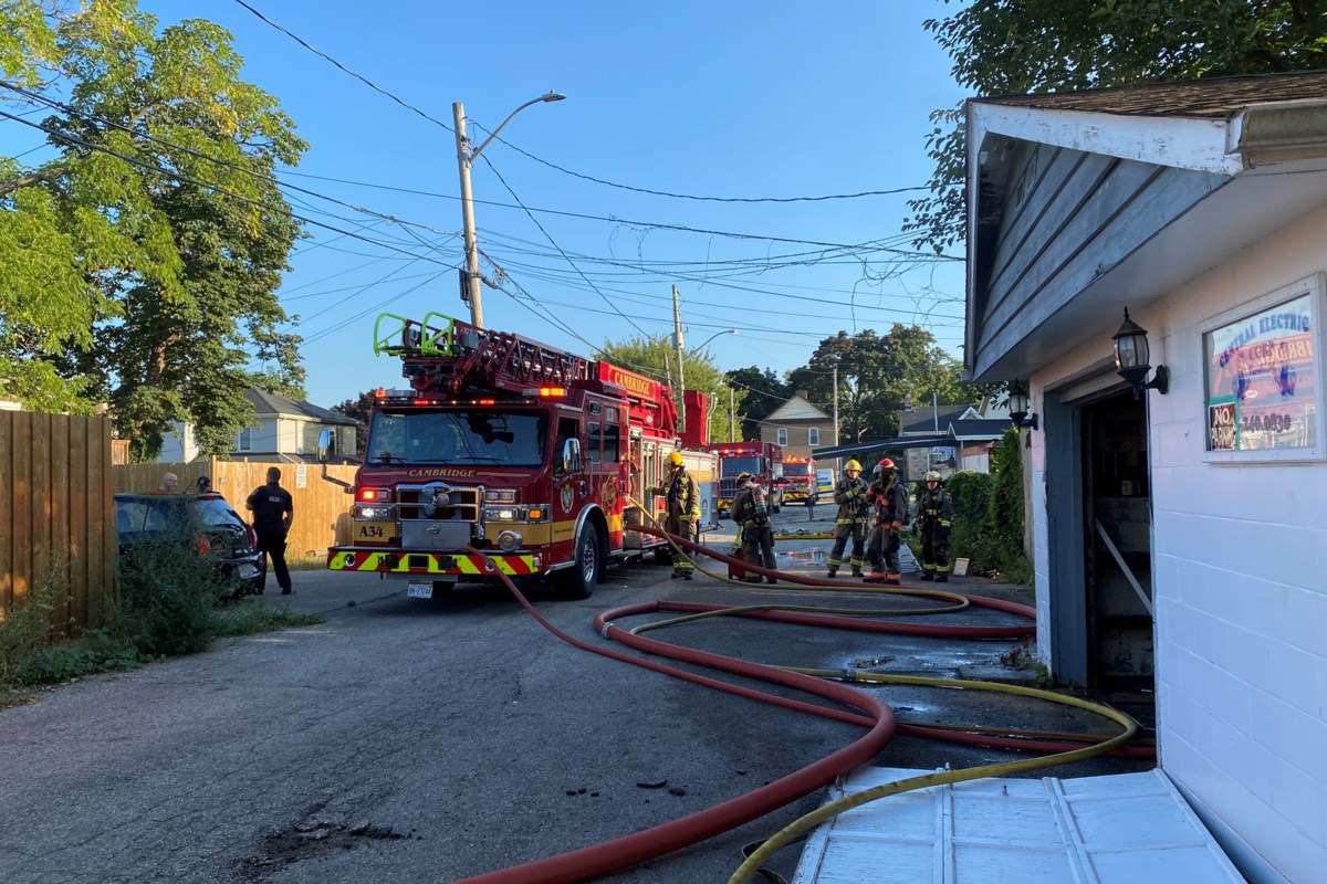 UPDATE Crews extinguish multi-unit structure fire - CambridgeToday.ca