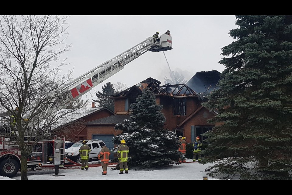 Kitchener home destroyed by fire (update)