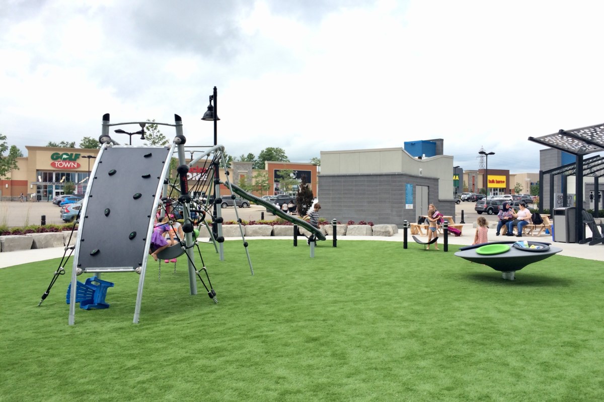 New playground open beside the Splash Pad at The Boardwalk Kitchener News