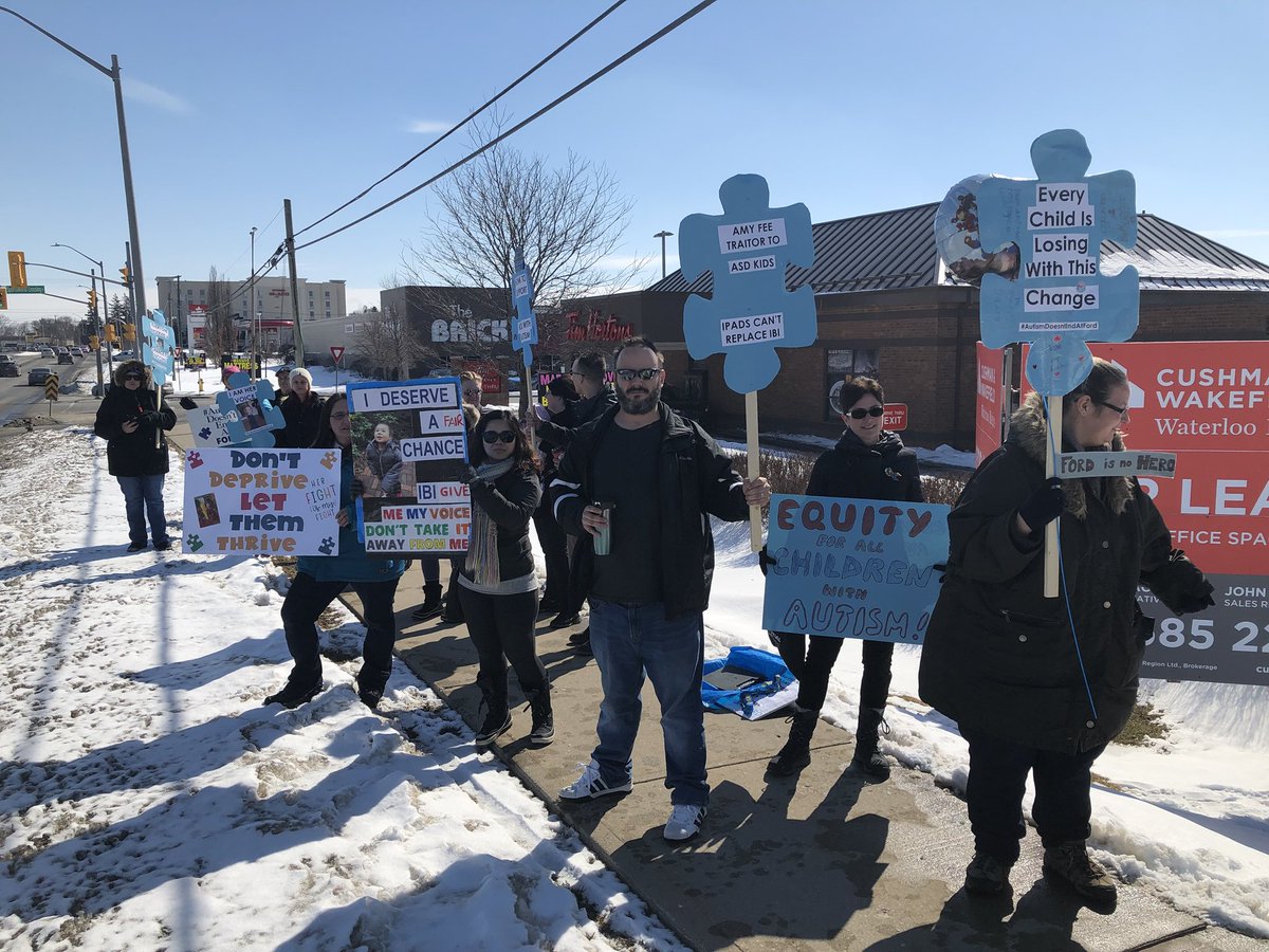 Local Parents Protest Ontario Autism Program Cuts In