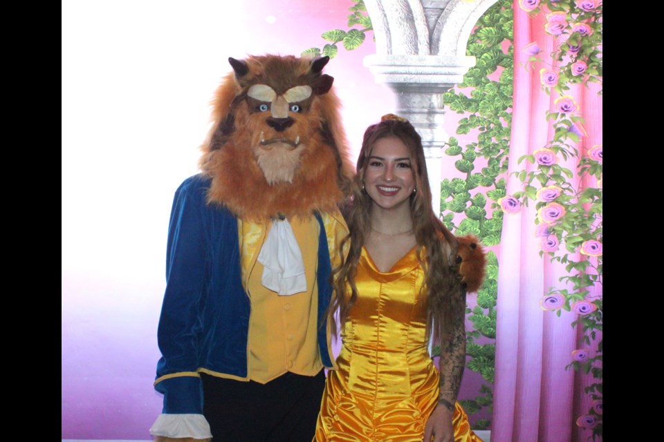 The theme for the 2025 Princess Tea was Beauty and the Beast. Belle and the Beast from the Disney film were in attendance at the event, which was held at the Lakeland Agricom on Feb. 8 and 9. Chris McGarry photo. 