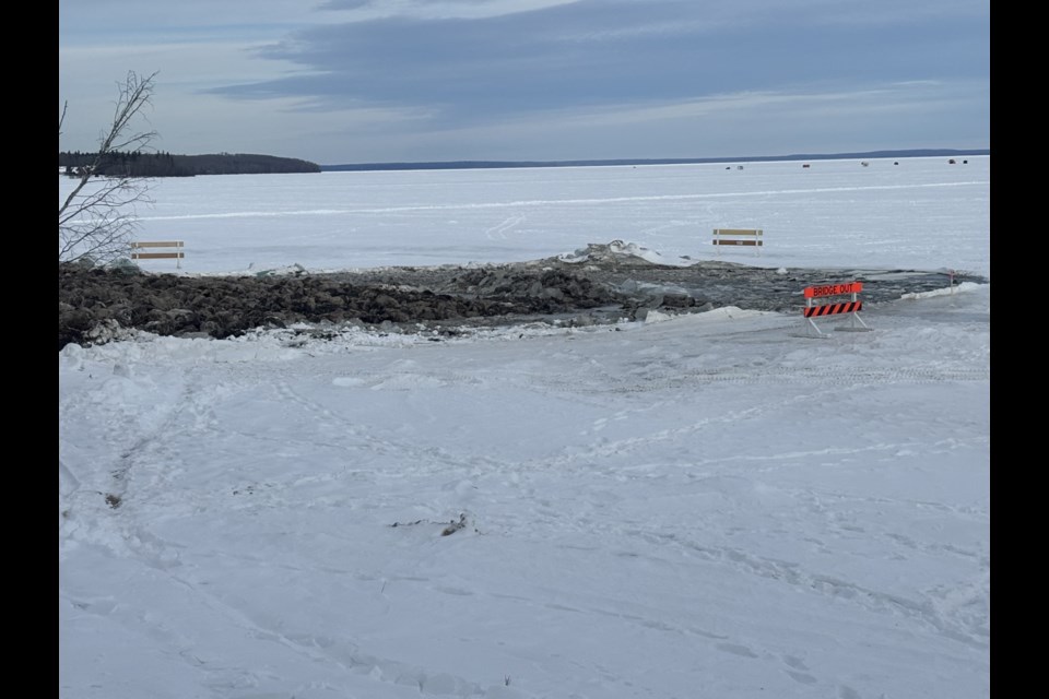 Construction is underway on a new boat launch at the Cold Lake MD Park.