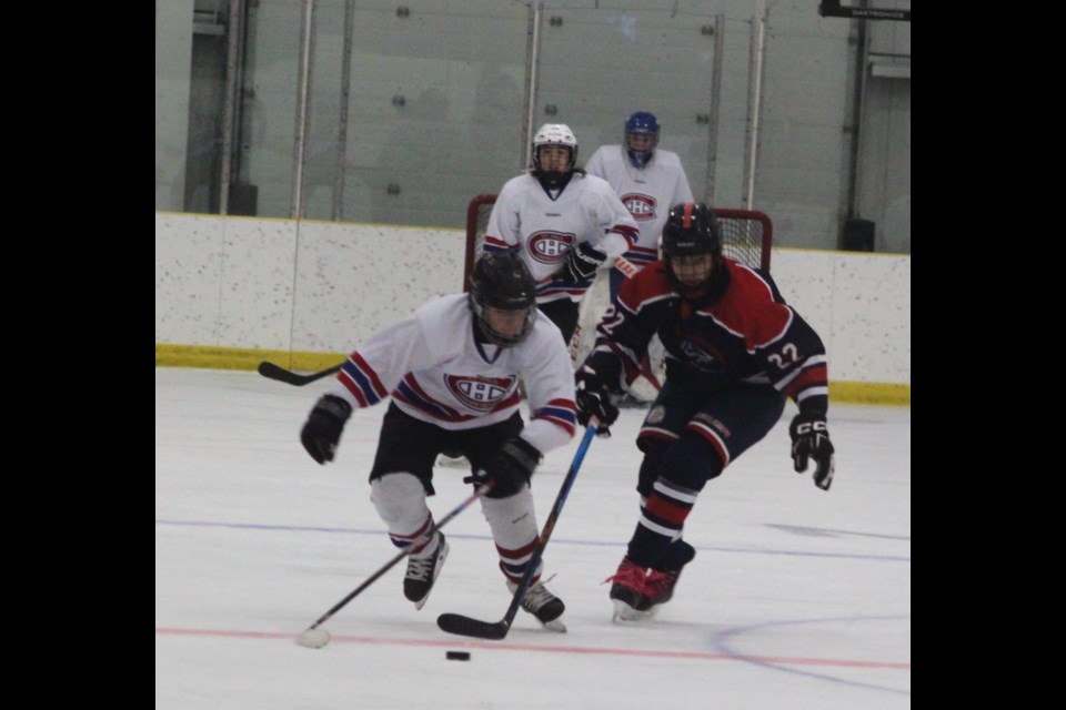 Lac La Biche and St. Paul faced-off in a U18 game earlier in December at the Bold Center. Lac La Biche won the game 6-4. Chris McGarry-photo