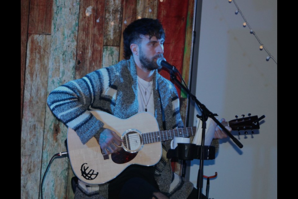 Singer songwriter Eric Kane was at the Churchill Park Community Facility on Thursday night for the latest performance in the Music In the Forest series.