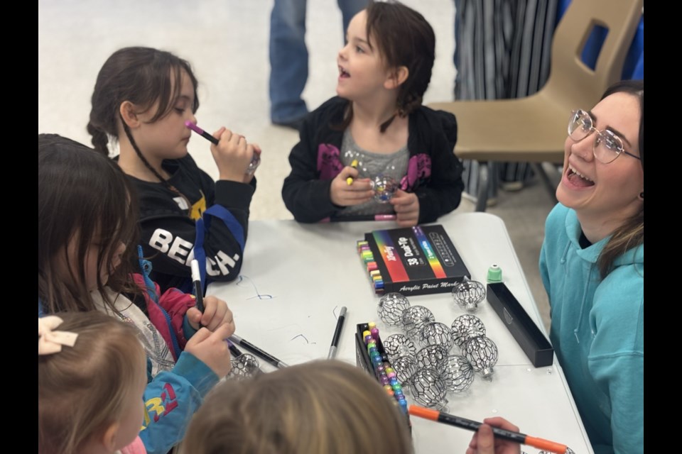 Young artists bring dragon eggs to life at the 21st annual Festival of Words: How to Train Your Dragon to Read, hosted by the Cold Lake Community Learning Centre on Jan. 25 at the Cold Lake Seniors Society's hall.