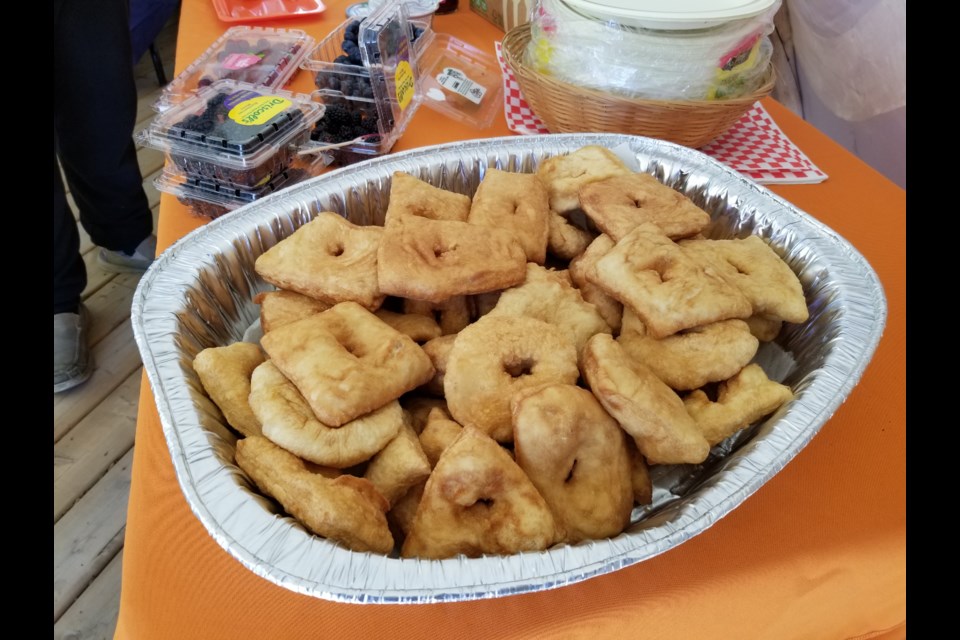 Bannock was served to those who stopped by the Books and Bannock event at the Cold Lake library.