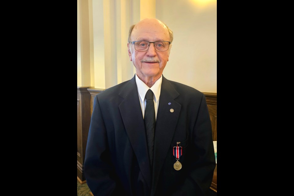 St. Paul fisheries biologist Ray Makowecki received the King Charles III coronation medal in Calgary on Feb. 19. Makowecki has dedicated his life to responsible habitat management.