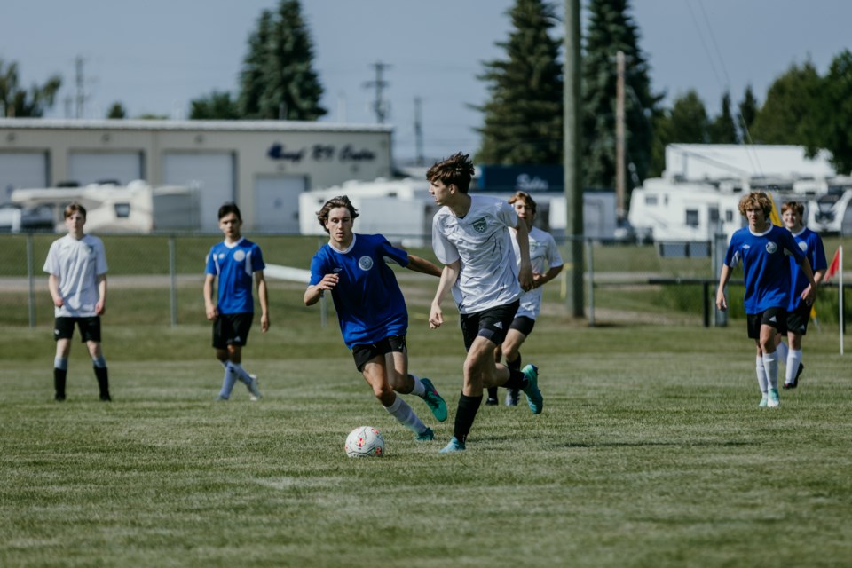 Rivals in the U17 boys' category, Bonnyville and St. Paul took to the pitch on Saturday morning during Tier 4 provincials. Bonnyville would win the match.