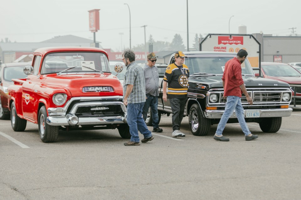 A car show took place alongside the annual chili cook-off at Cornerstone Co-op during rodeo week in St. Paul, Aug. 31. 