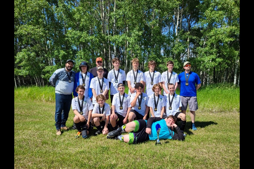 The Bonnyville team won the U15 boys' category at Lakeland Cup.
