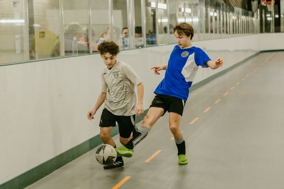 Action from Feb. 23, indoor Lakeland Cup in Cold Lake.