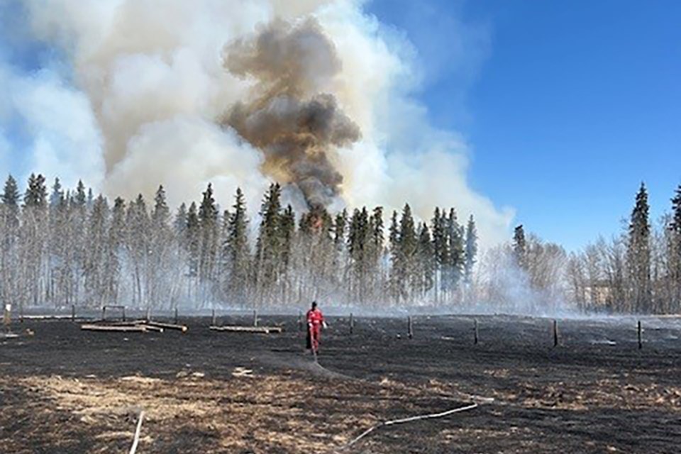 Wildfire season started in March of this year for the Ashmont Fire Department, and went into May. 