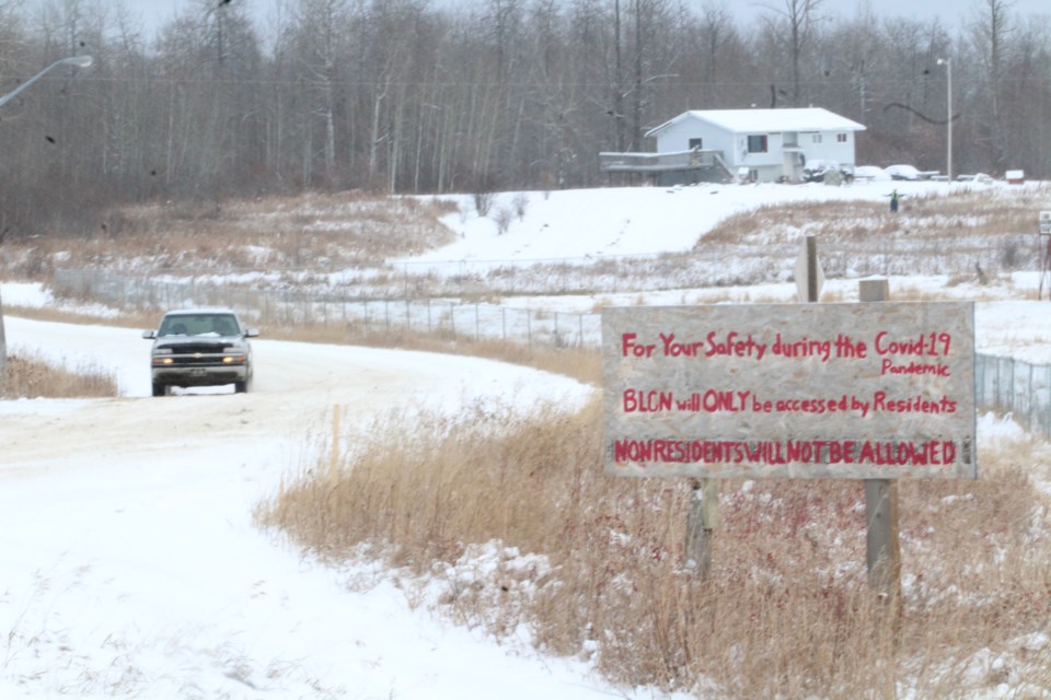 Officials at the Beaver Lake Cree Nation are taking an active role to reduce any spread of the COVID-19 virus inside and outside their community.       Image Rob McKinley