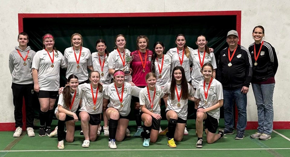 The U15 girls' team from Bonnyville won gold.