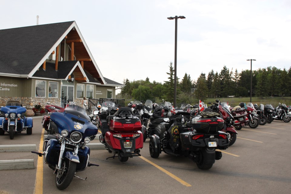 The Rolling Barrage stopped in Bonnyville along their cross-Canada tour to raise money and awareness for PTSD.