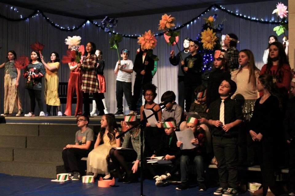 H.E Bourgoin students perform The Flower Waltz during their performance of The Nutcracker.