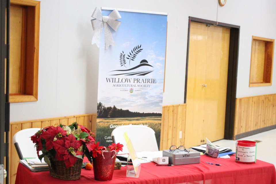 The Willow Prairie Ag Society hosted a community breakfast where folks could drop of donations for the food bank.